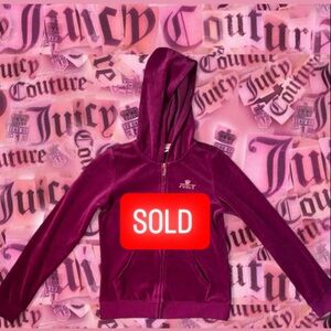 Juicy Couture Velour Zip Up